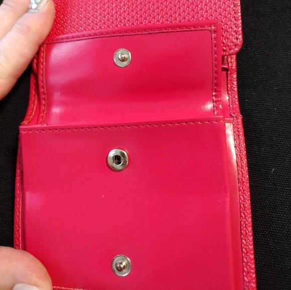 Lacoste Bags Lacoste Hot Pink Trifold Wallet Poshmark